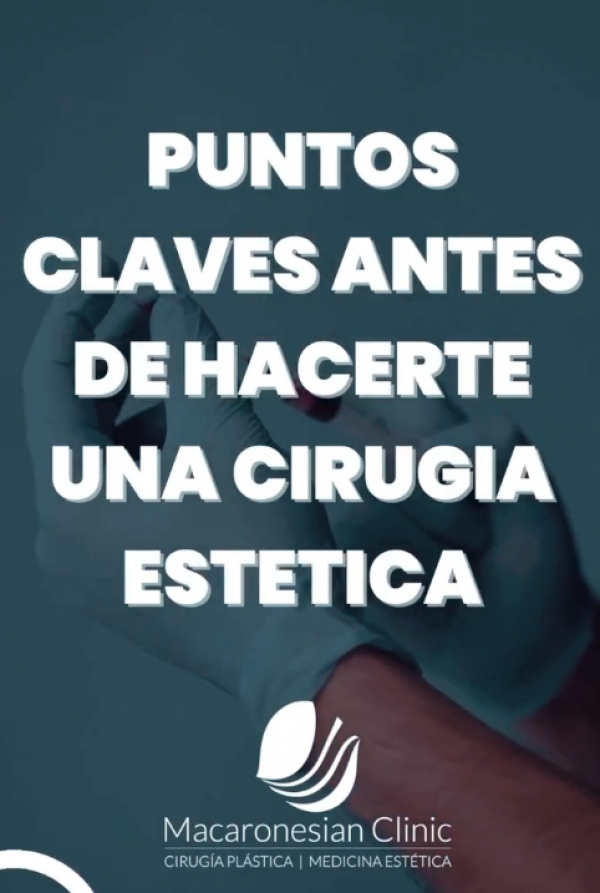 Puntos claves antes de hacerte una cirugía estética